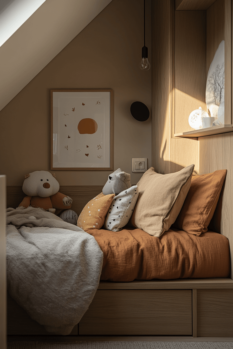 japandi kids room