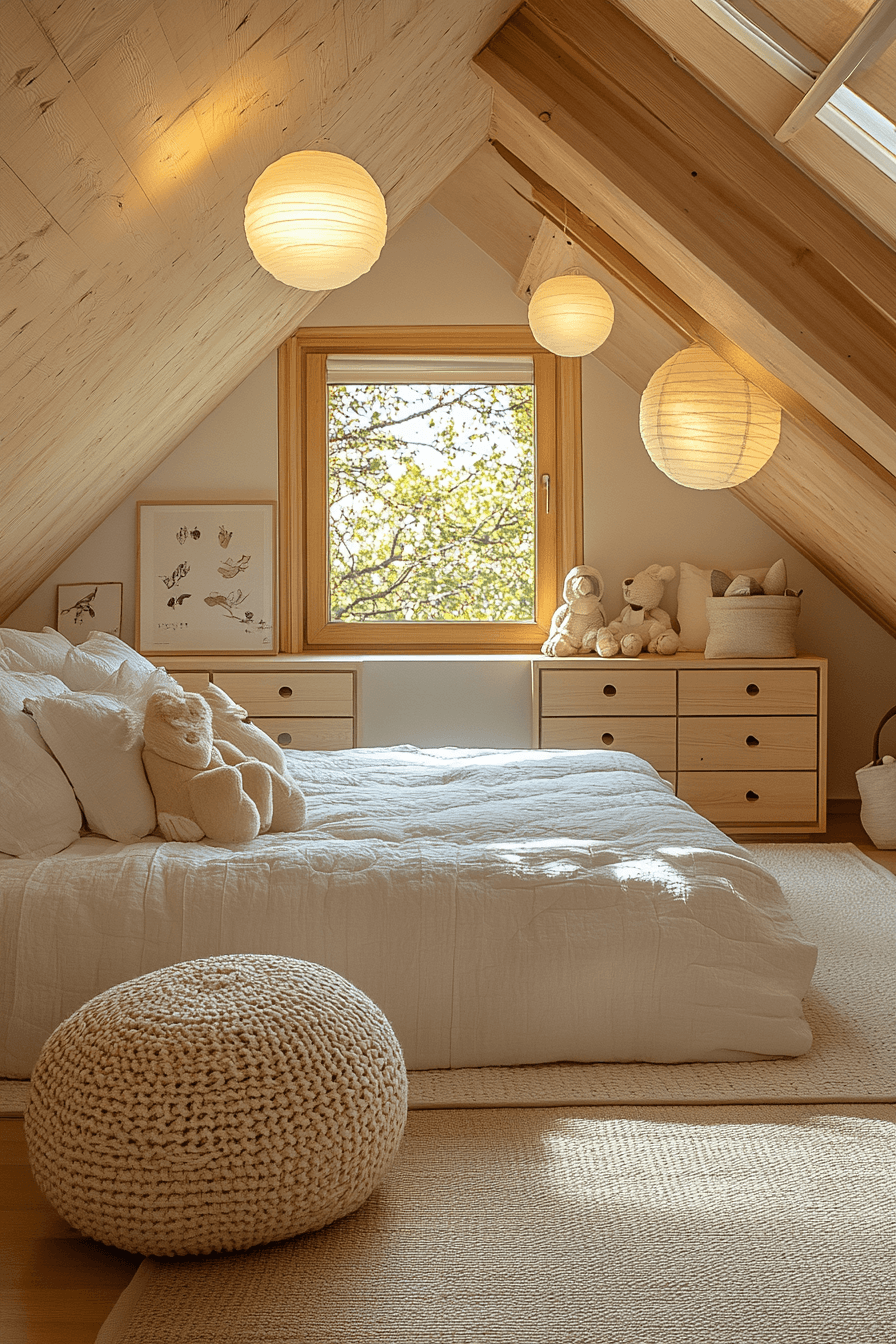 japandi kids room