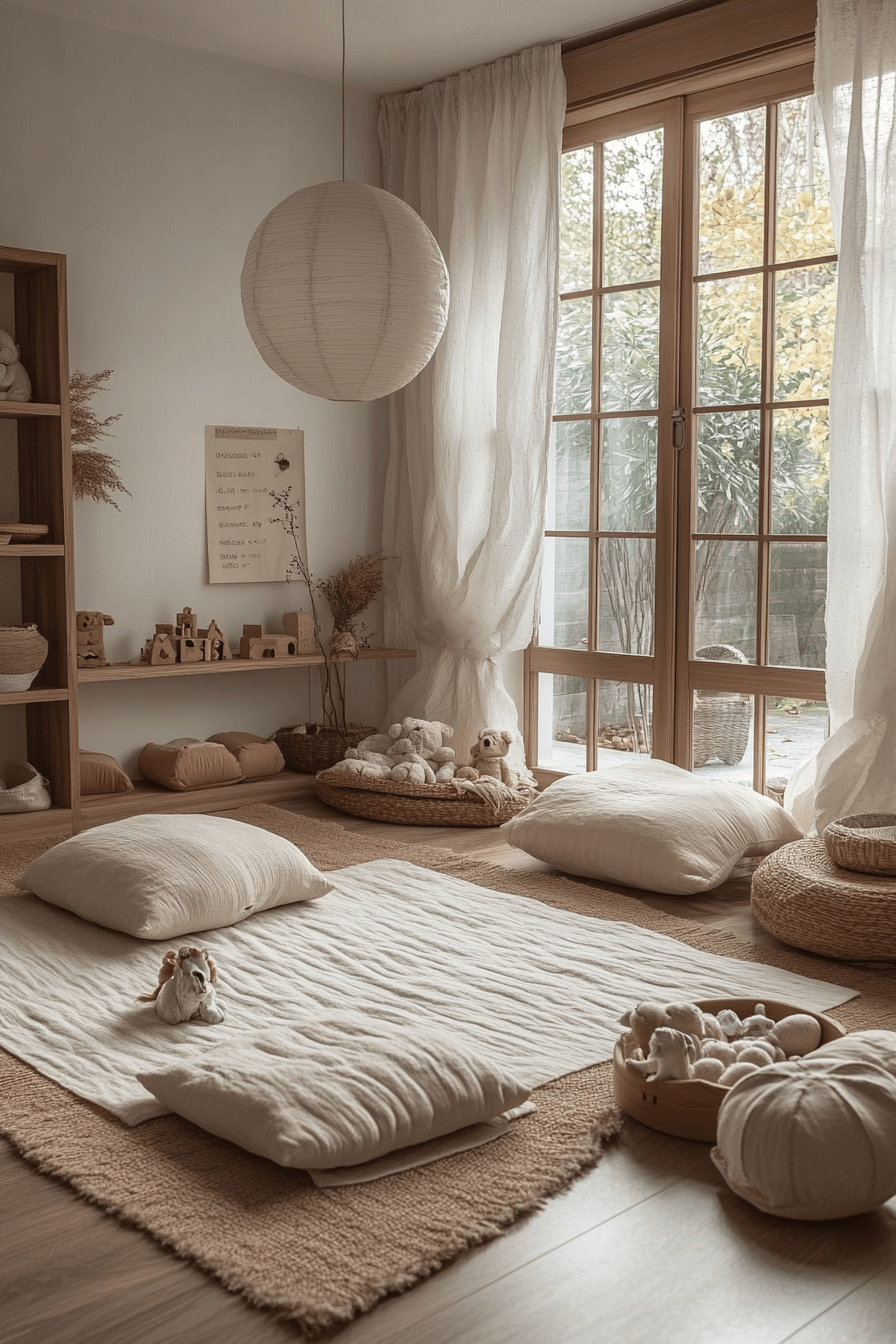 japandi kids room