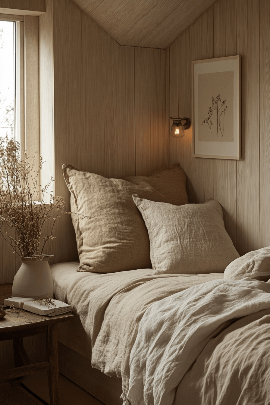 japandi small bedroom