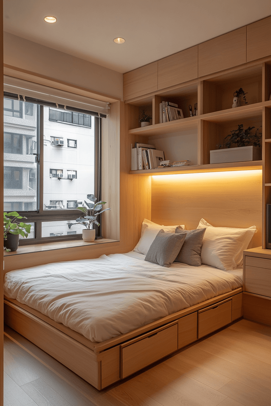 japandi small bedroom