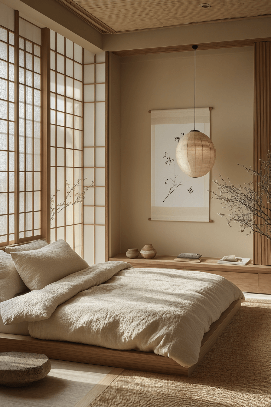 japandi small bedroom