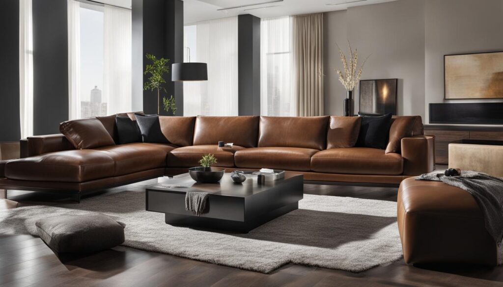 best leather sofa for living room