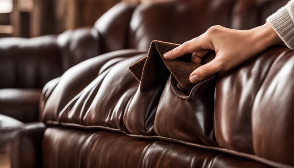 maintaining high-quality leather sofas