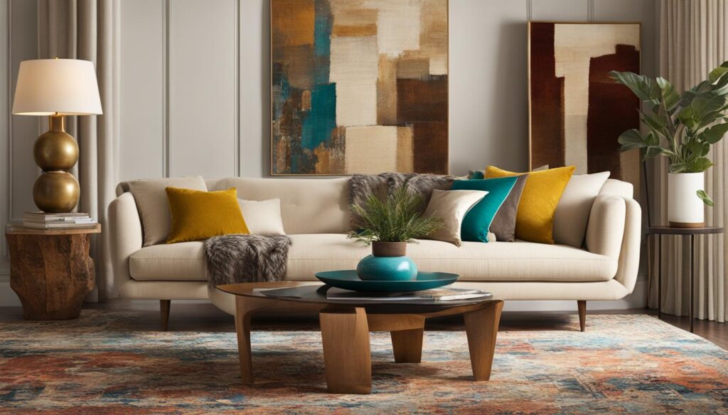 Vintage and Contemporary Decor Blending