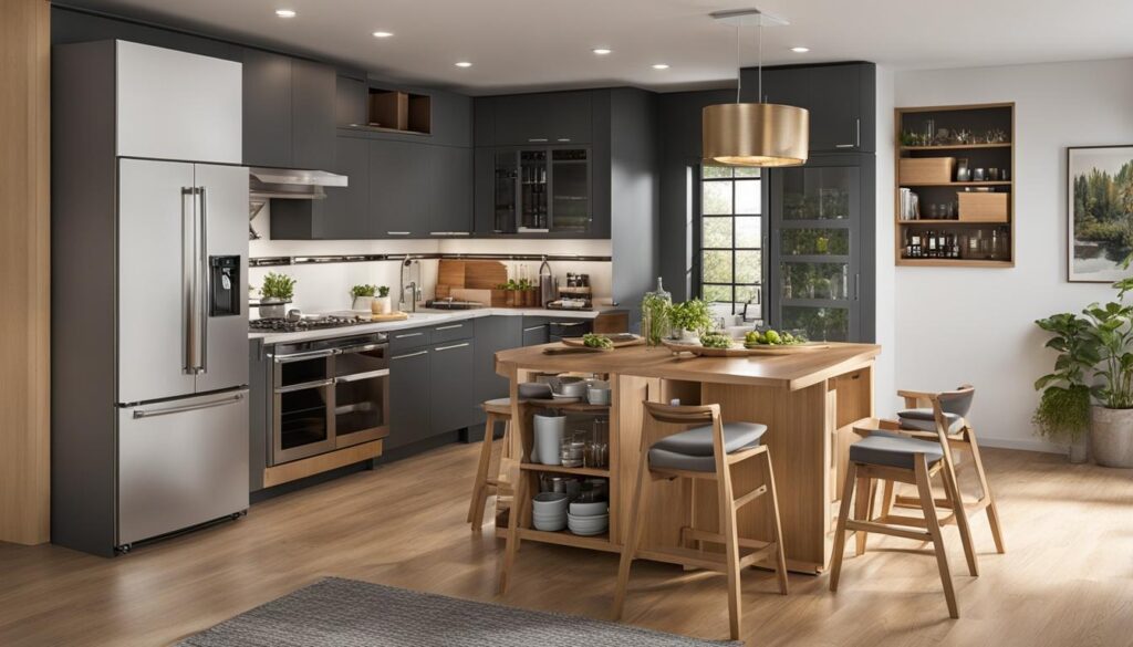 space-saving ideas kitchen