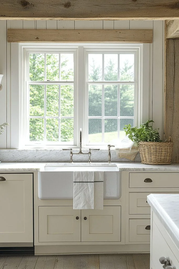 Bright and Airy Farmhouse Kitchen Designs