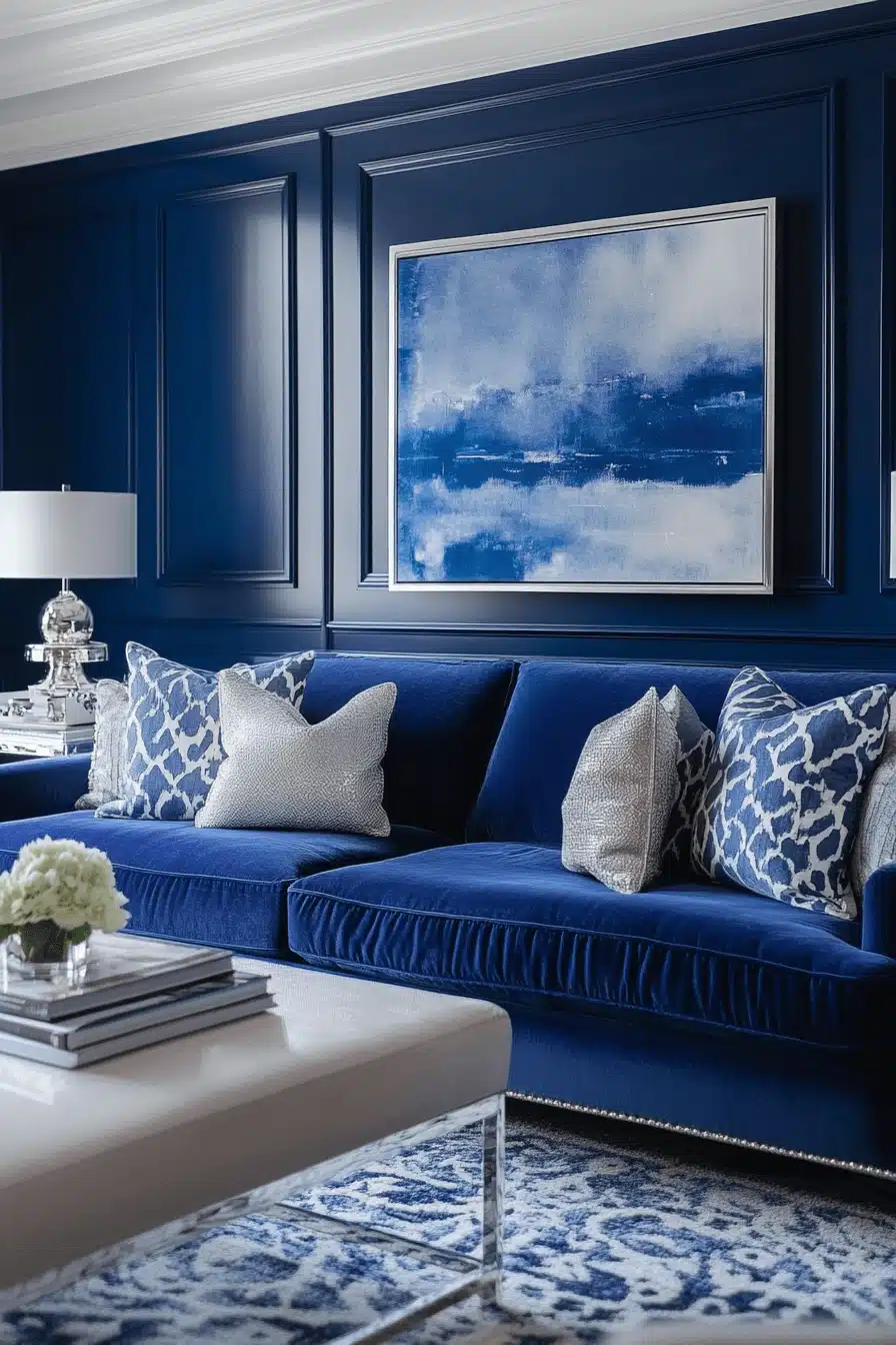 modern victorian living room