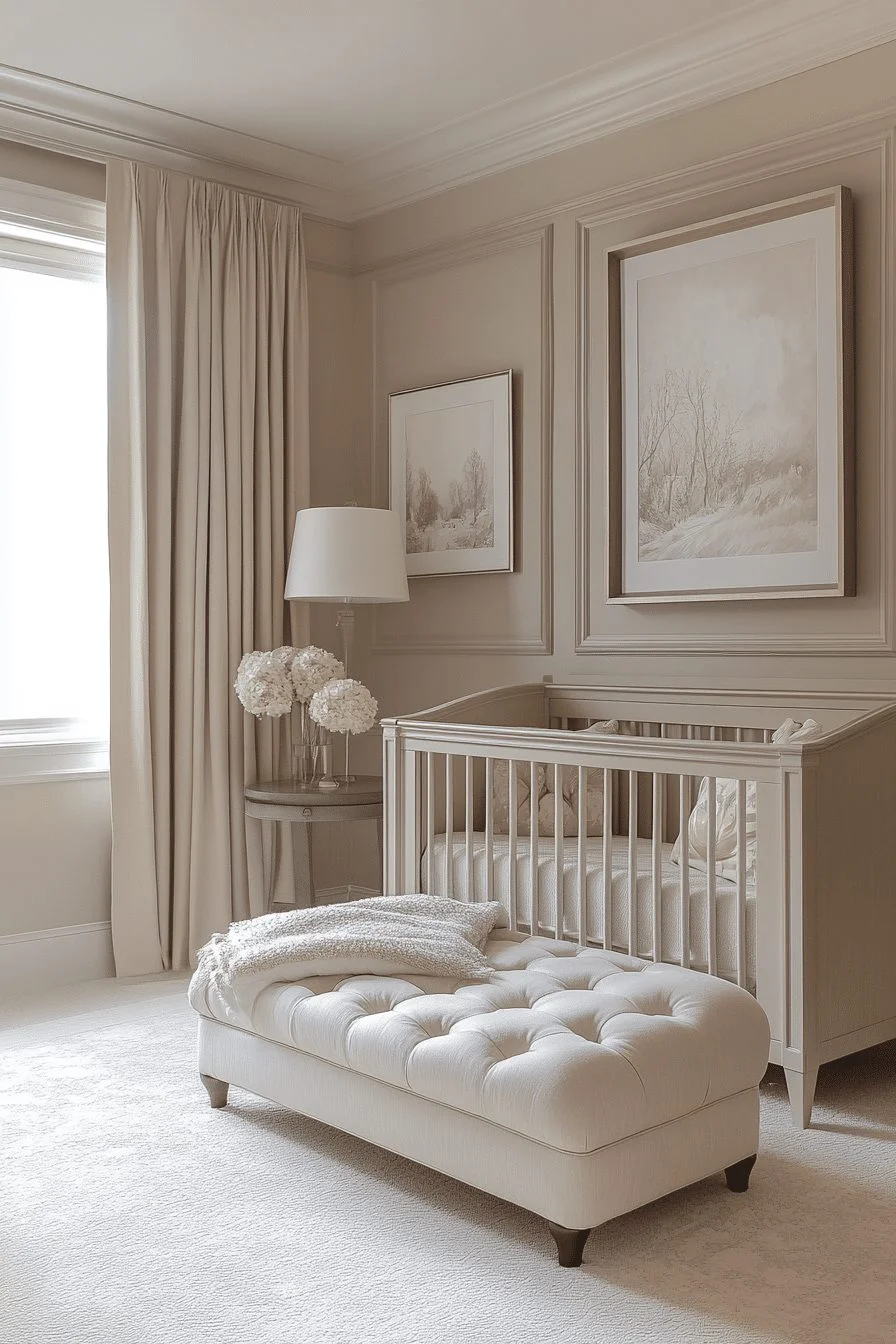 Minimal Luxe Nursery