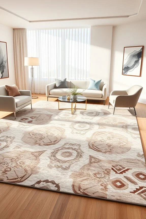 bold patterned luxury rugs