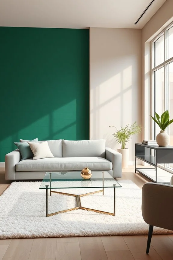 bold color accent walls