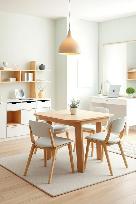 inviting light color scheme