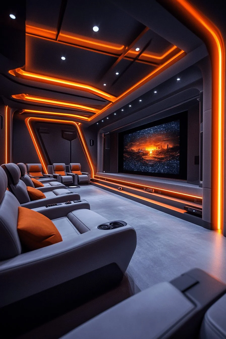 Futuristic Home Cinema