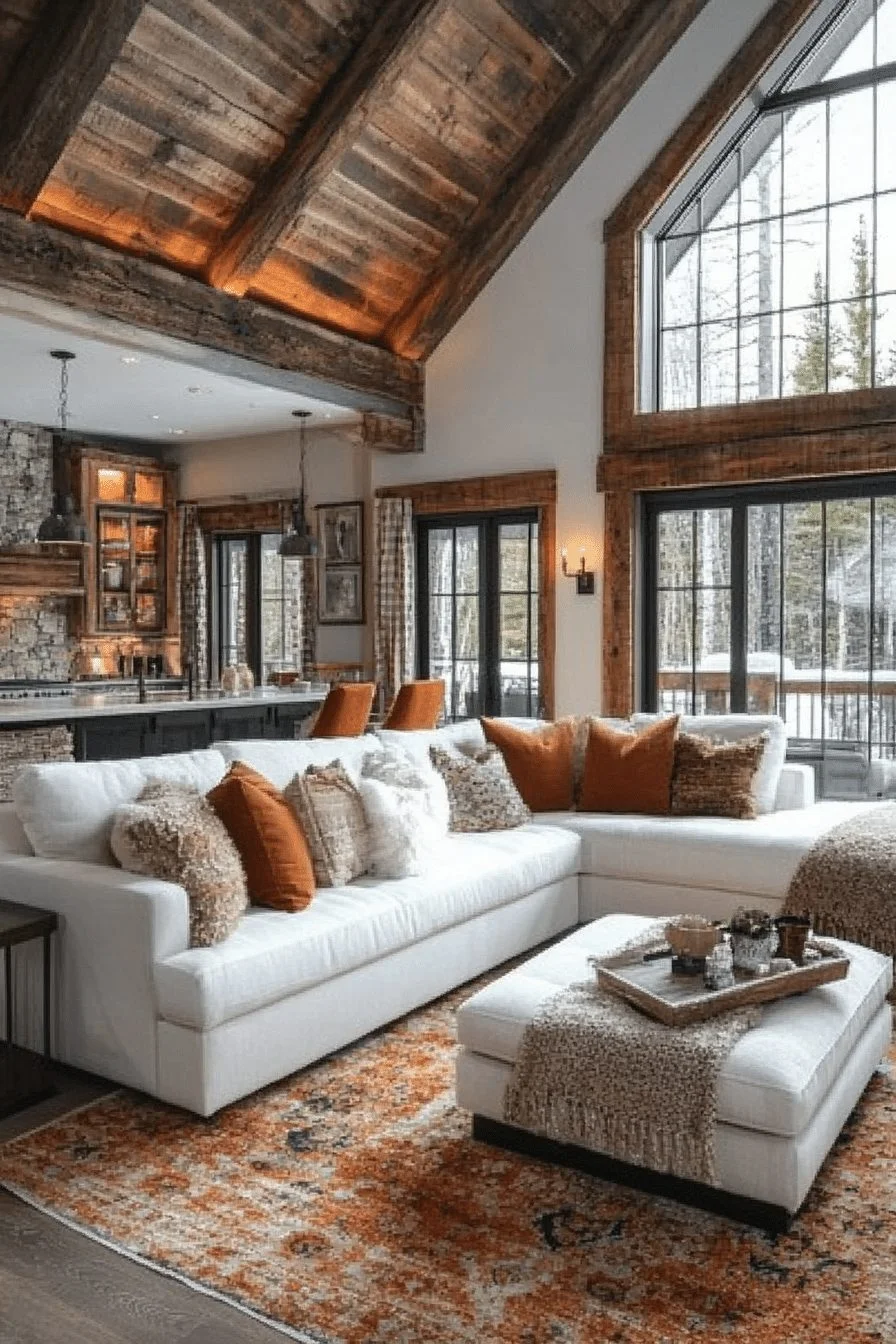 Modern Rustic Living Area