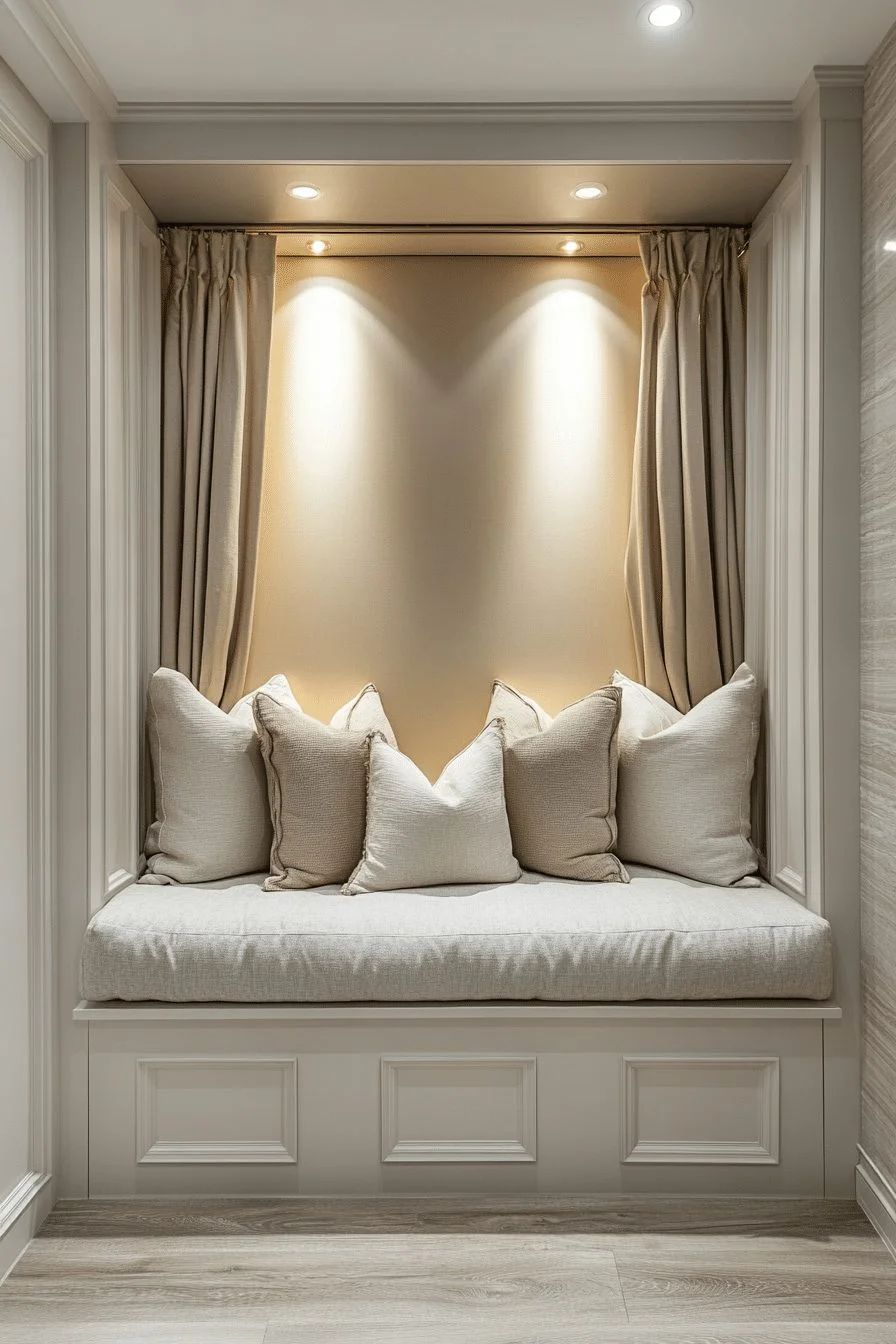 Cozy Contemporary Reading Corner