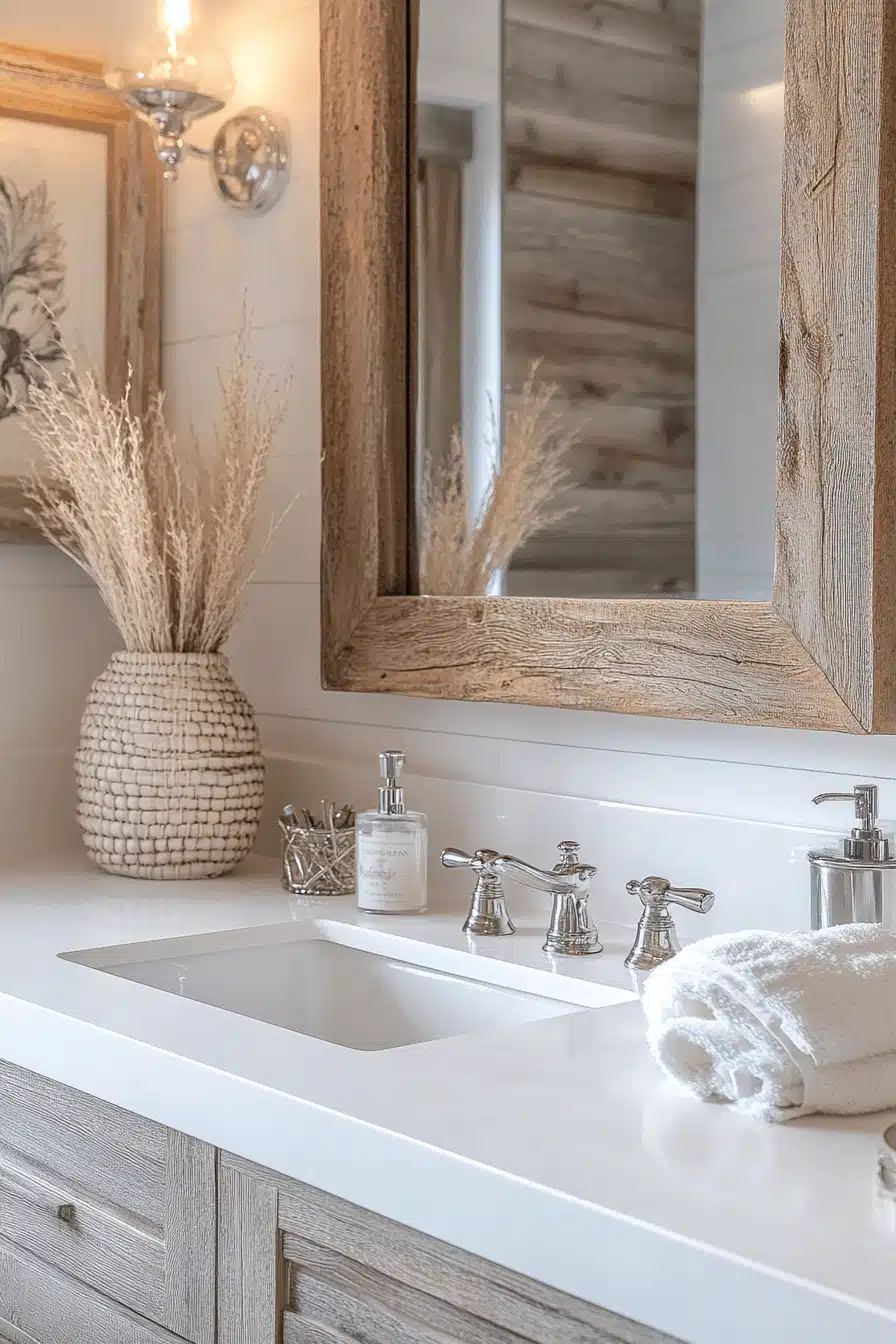 coastal chic bathroom vanity