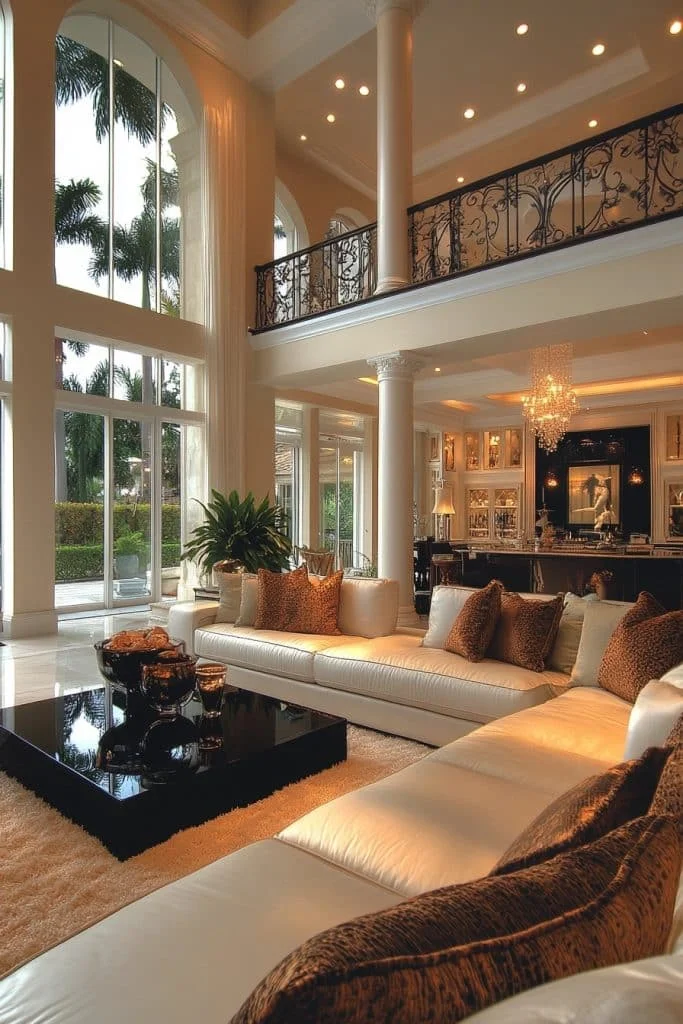 Opulent Contemporary Living Spaces