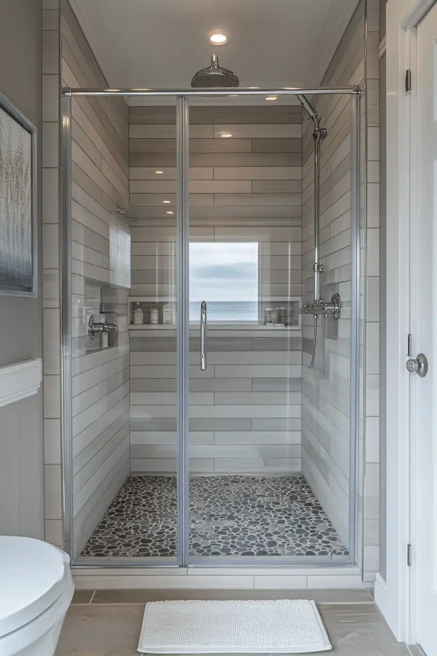 harbor mist inspired coastal shower