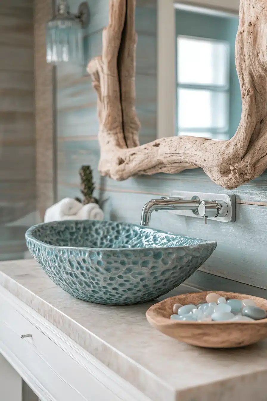 seaside serenity coastal sink area