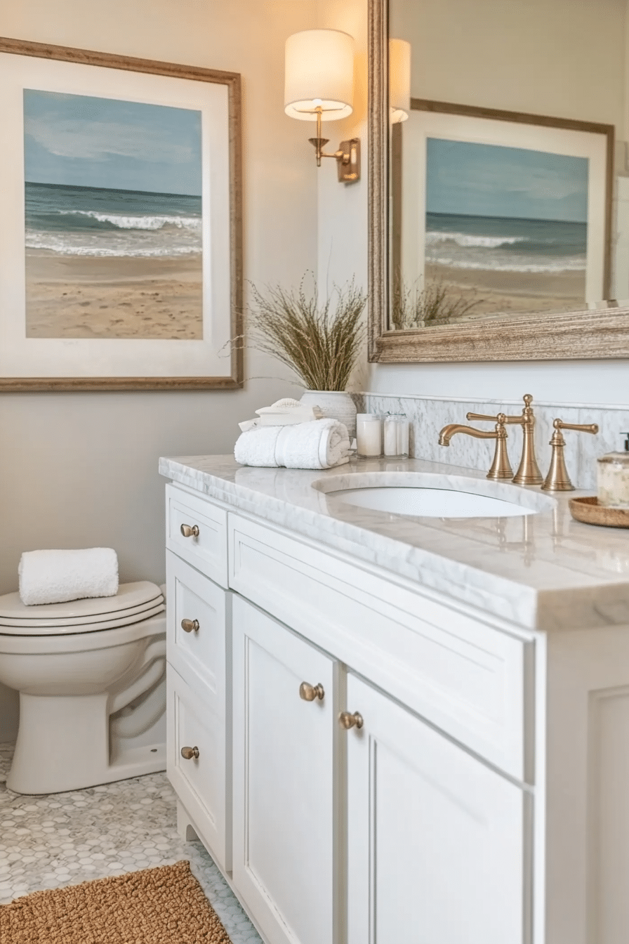 beachfront luxury coastal bathroom