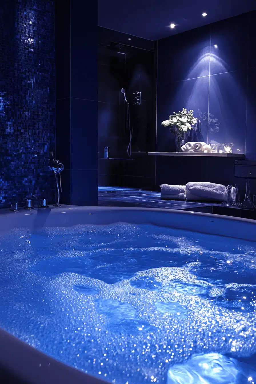 deep blue sea coastal bath