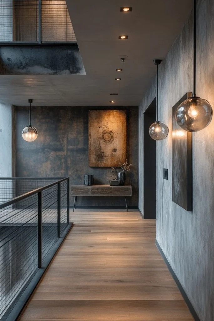 29 Brutalist Interior Design Ideas for a Bold Architectural Statement 7 Striking Hallway Design