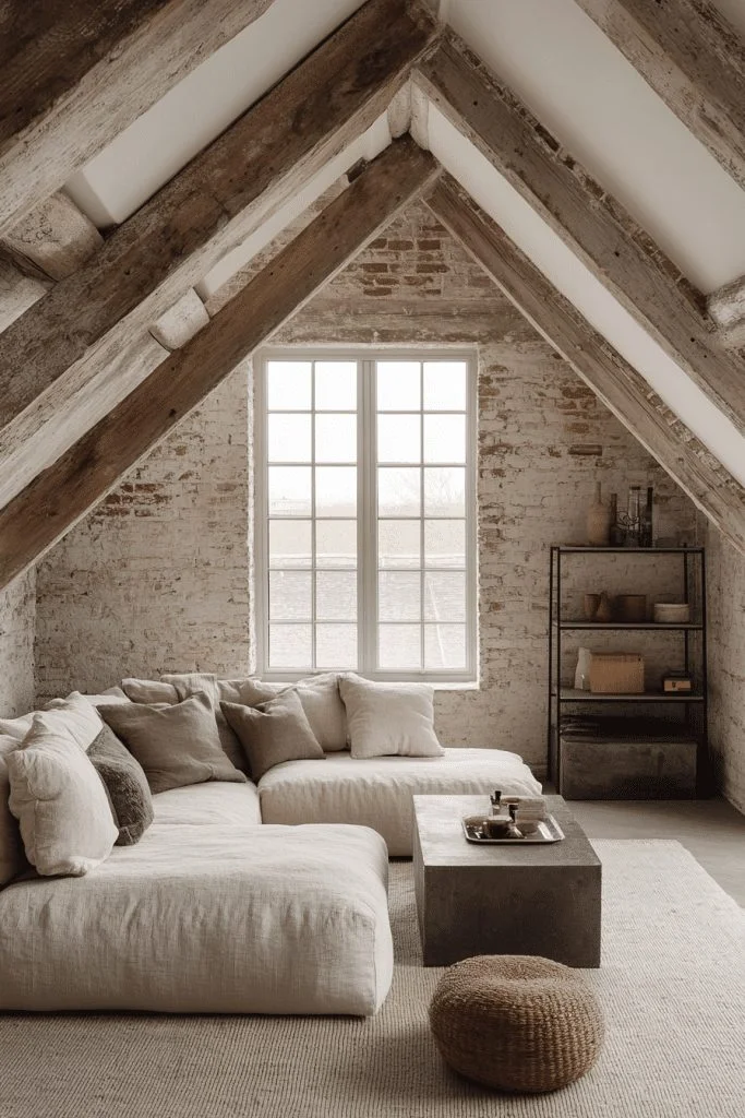 29 Brutalist Interior Design Ideas for a Bold Architectural Statement 13 Attic Brutalist Revamp