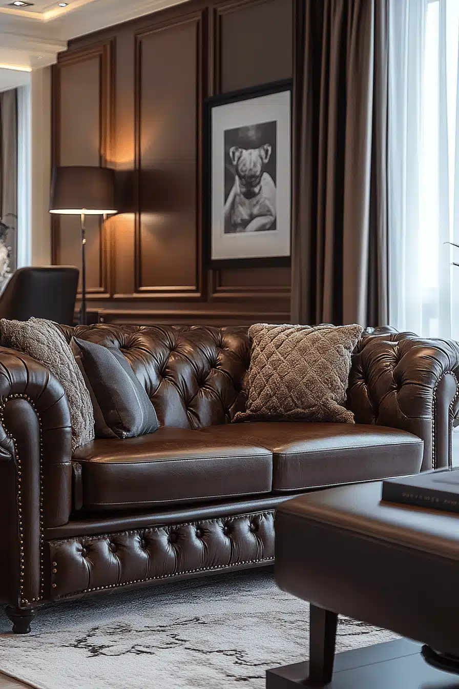 brown living room decorating ideas