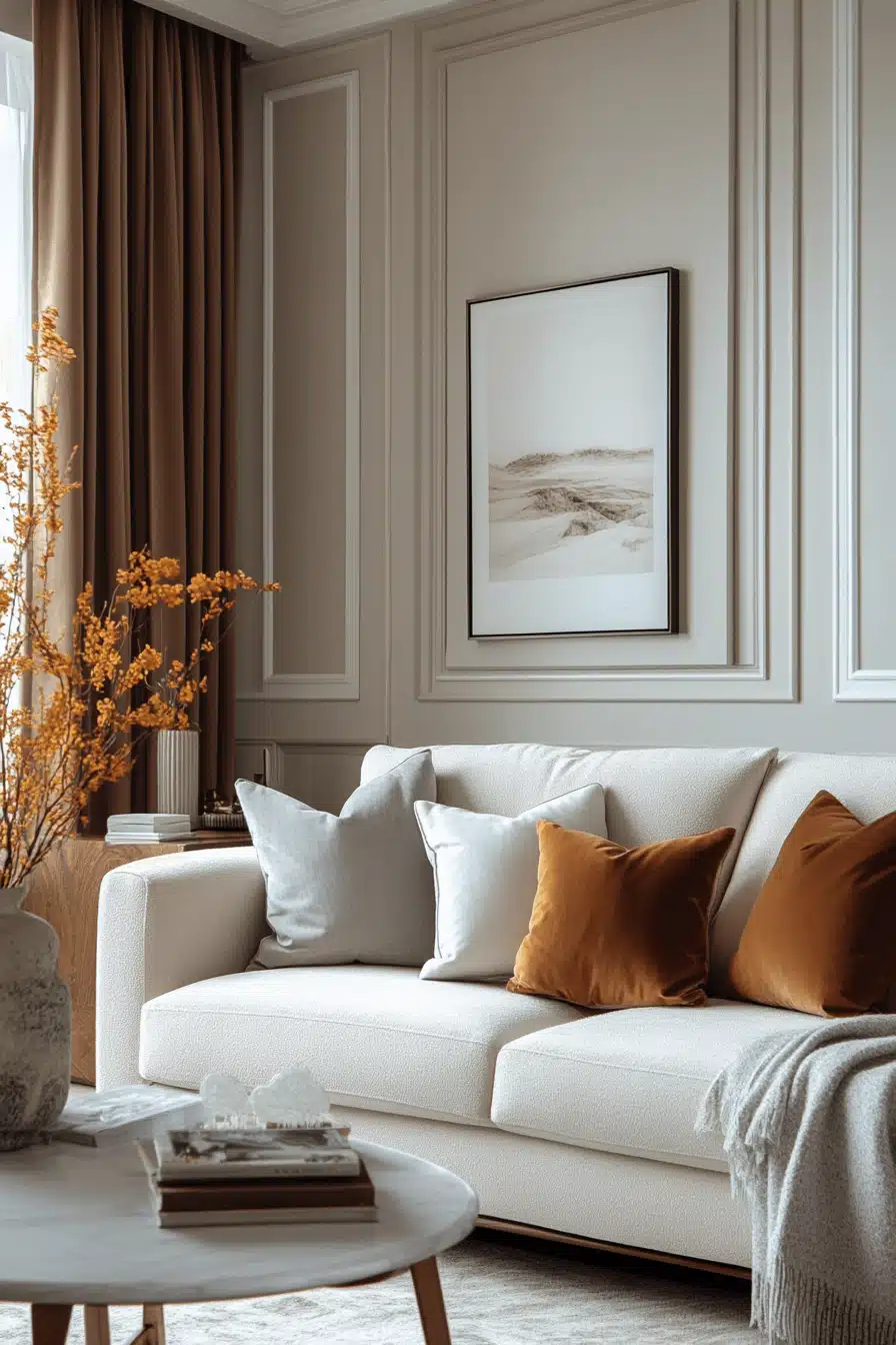 brown living room decorating ideas