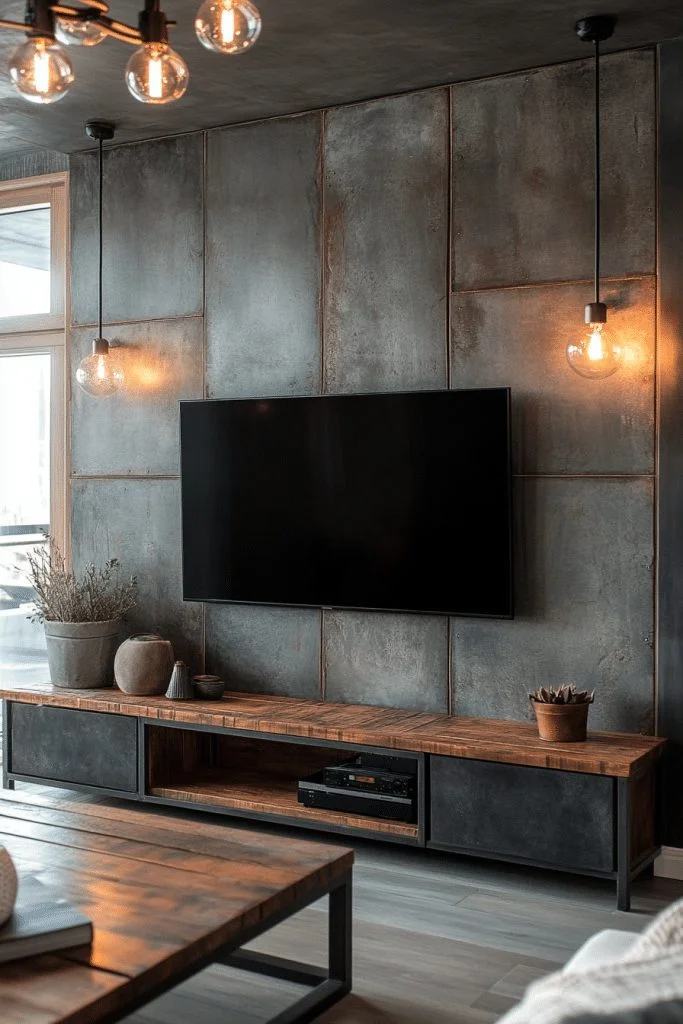 29 Brutalist Interior Design Ideas for a Bold Architectural Statement 26 Media Center Design