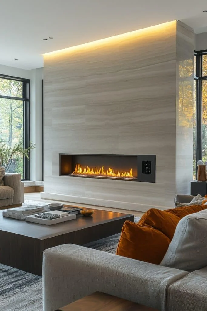 Smart Home-Controlled Fireplace