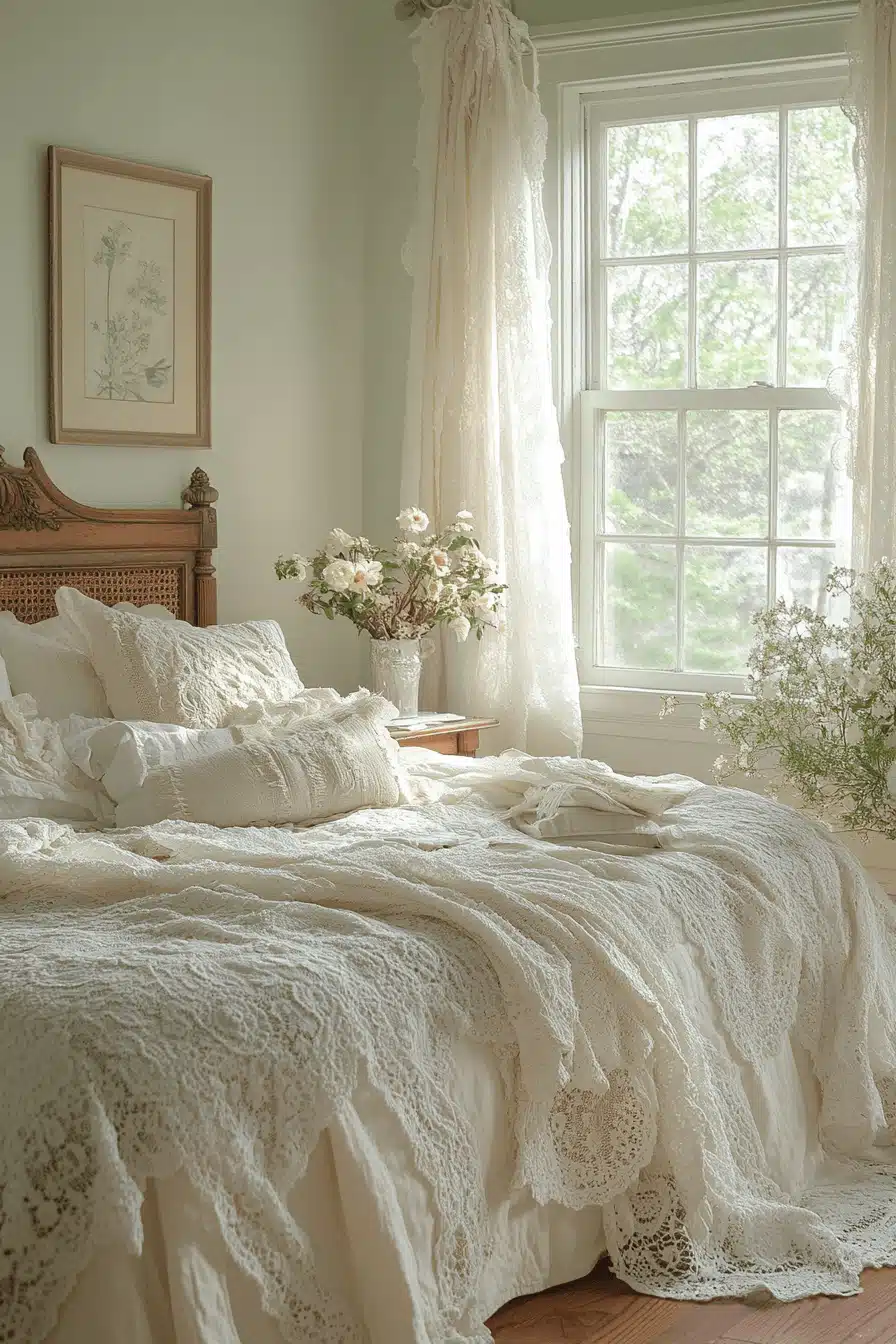moody vintage bedroom