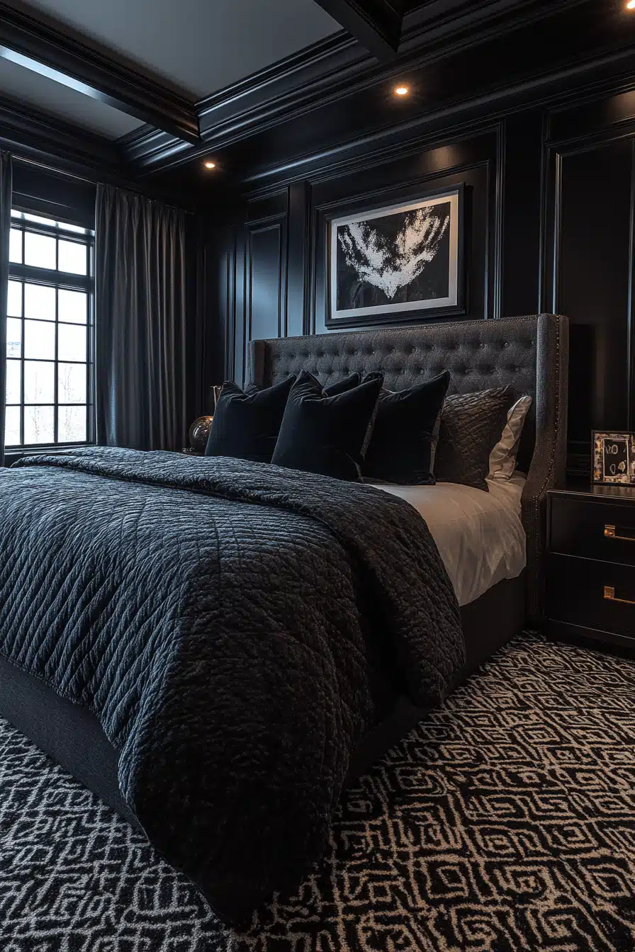 moody vintage bedroom