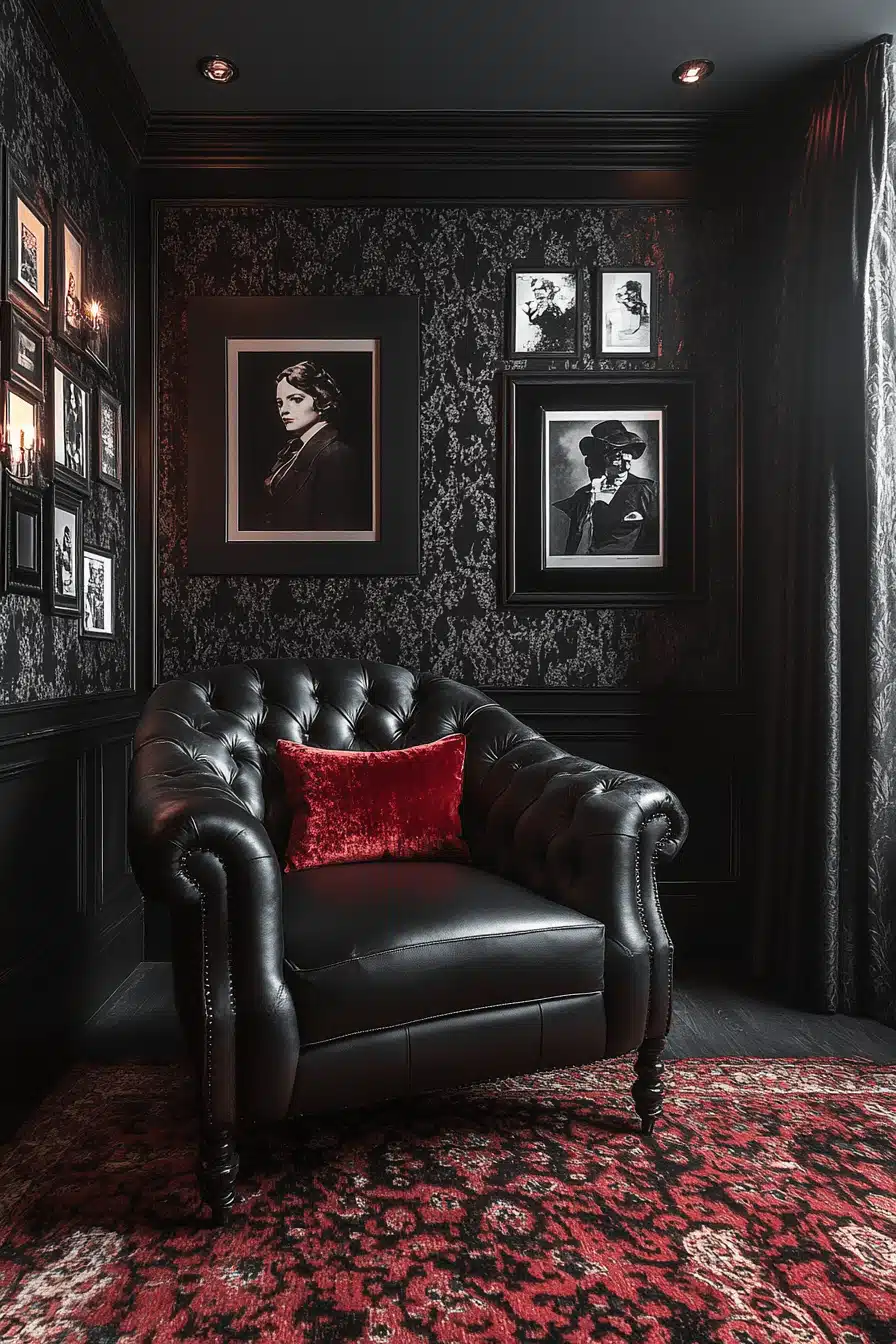 moody vintage bedroom