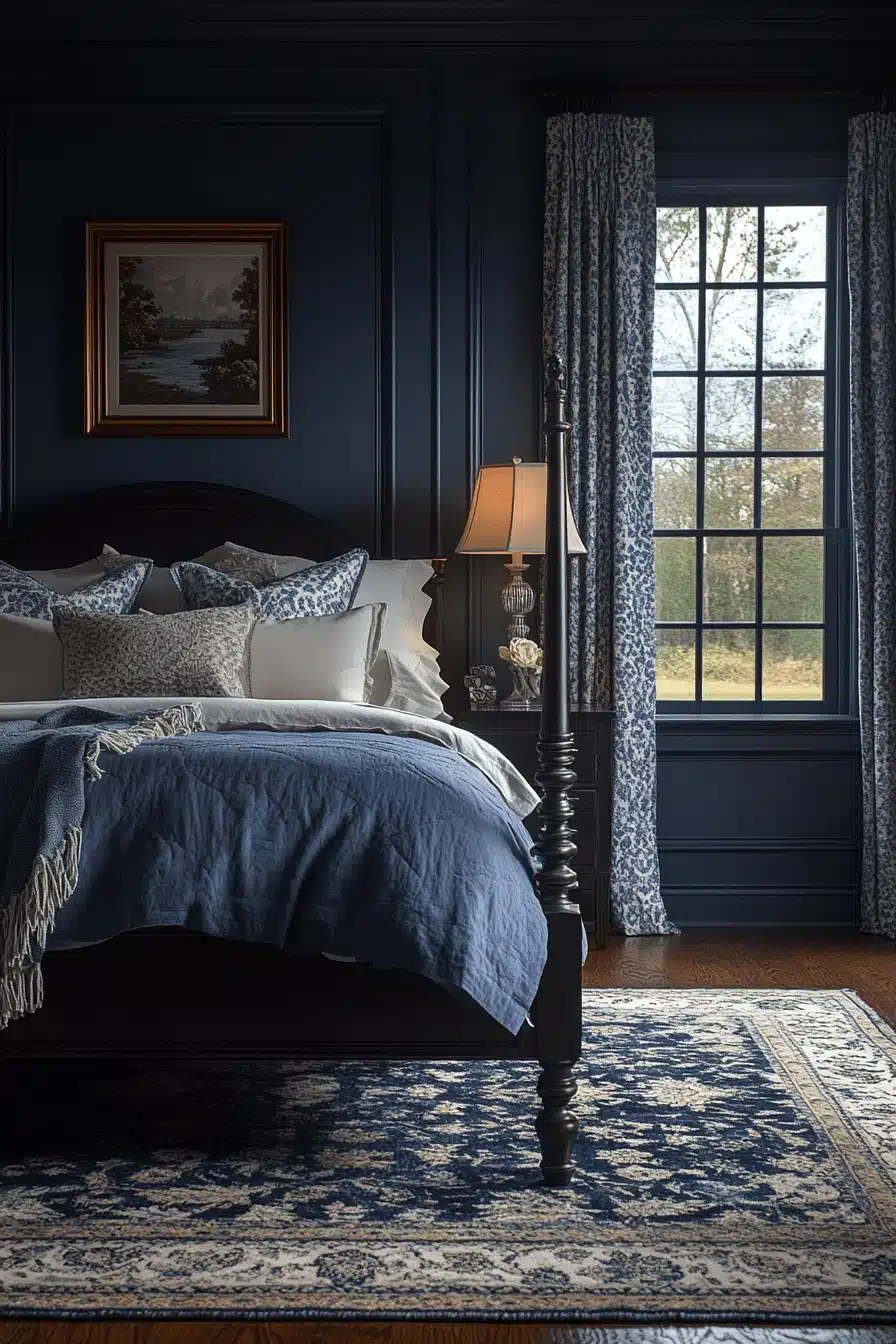 moody vintage bedroom