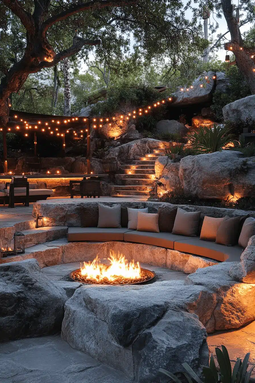 Cozy Fire Pit Garden