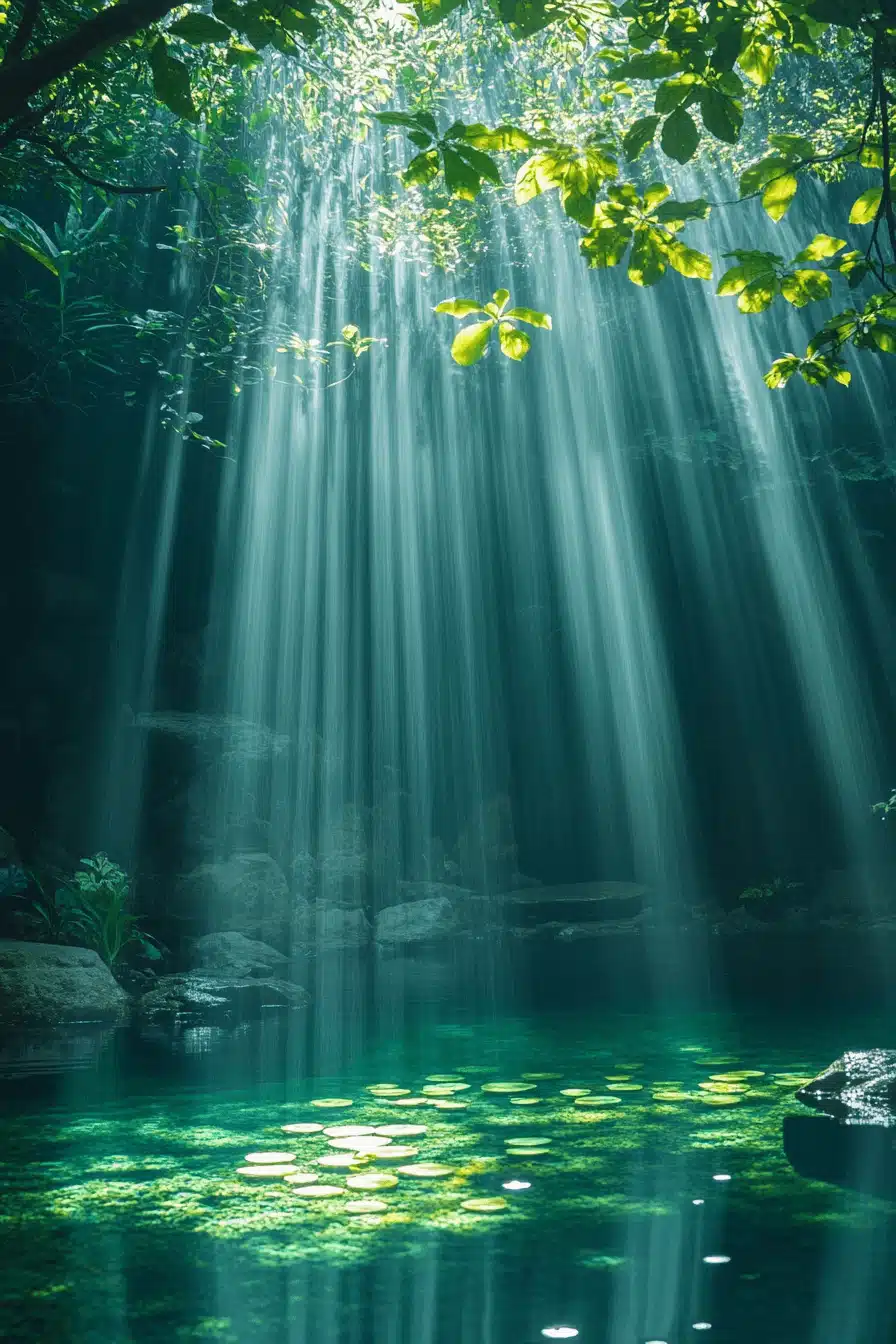 Pond and Waterfall Garden