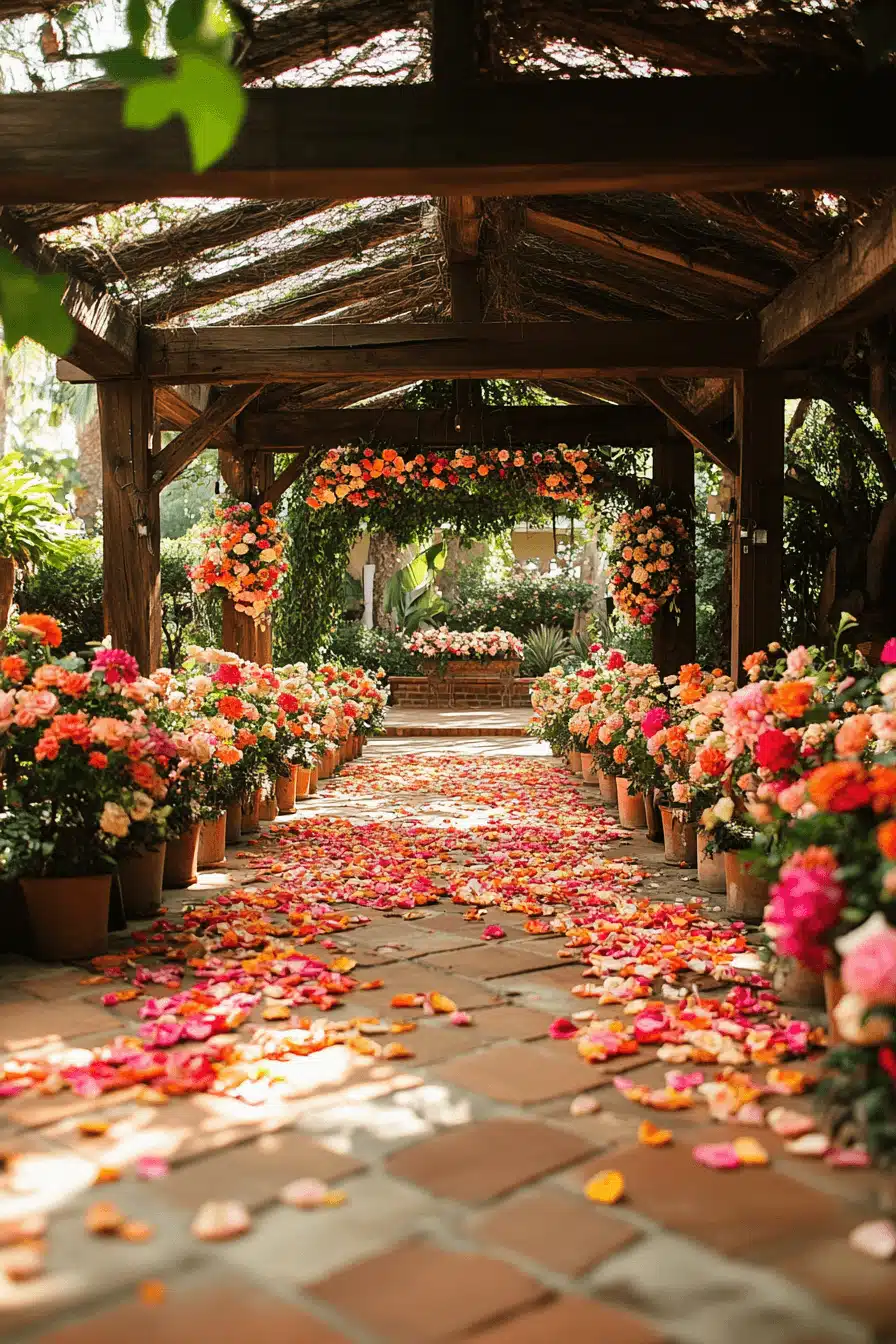 whimsical garden wedding