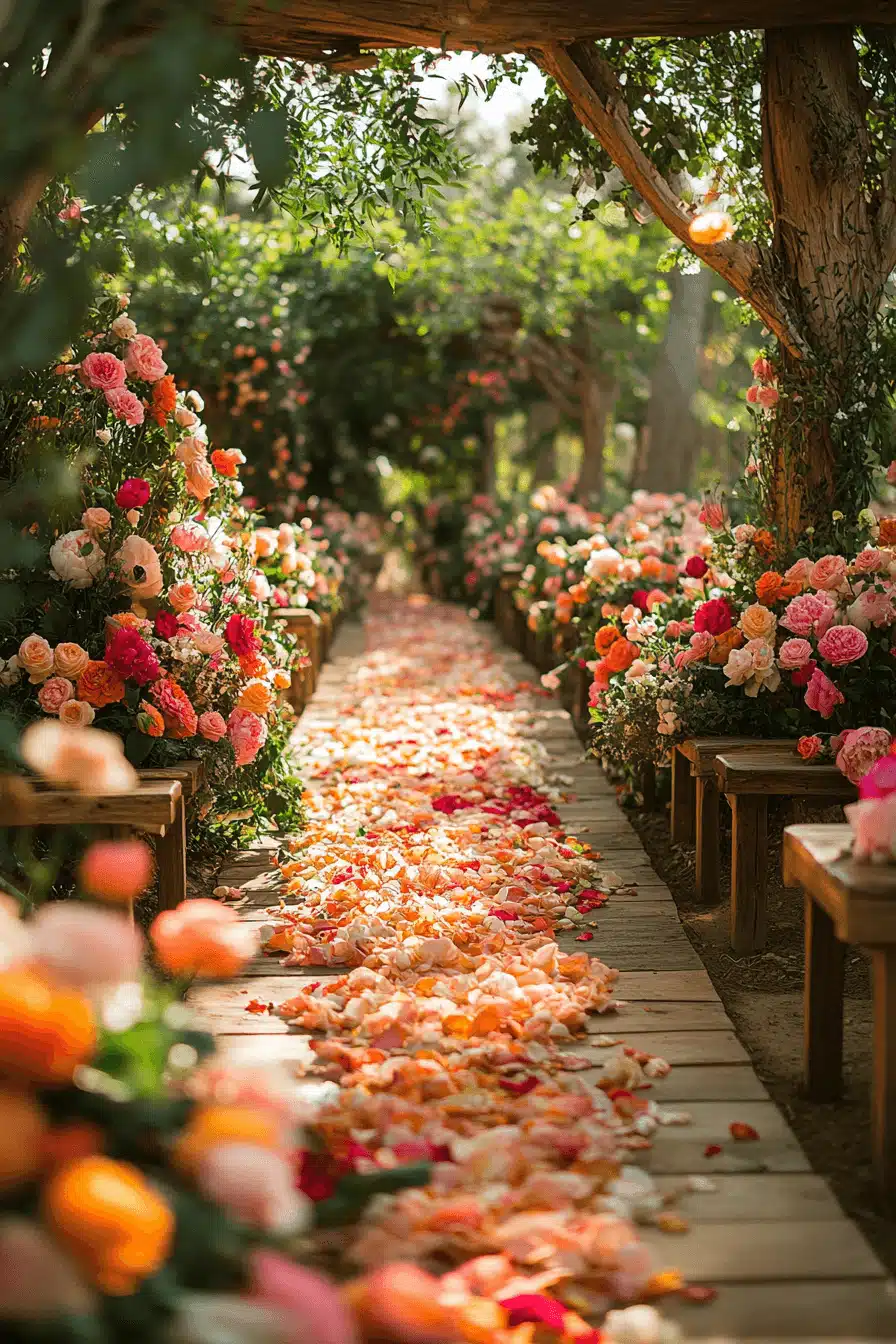 whimsical garden wedding