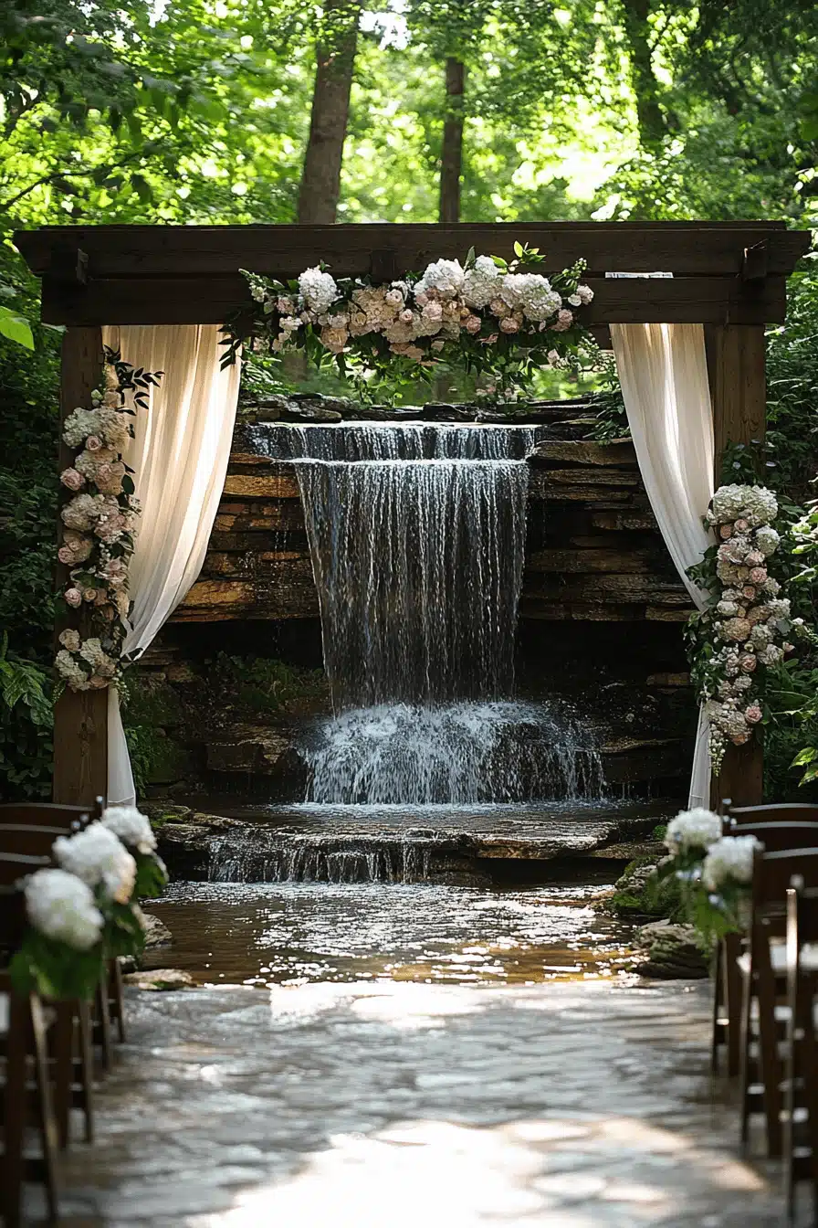 whimsical garden wedding