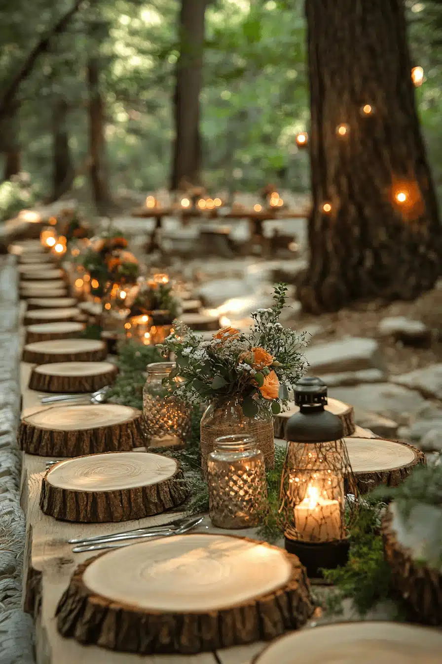 whimsical garden wedding