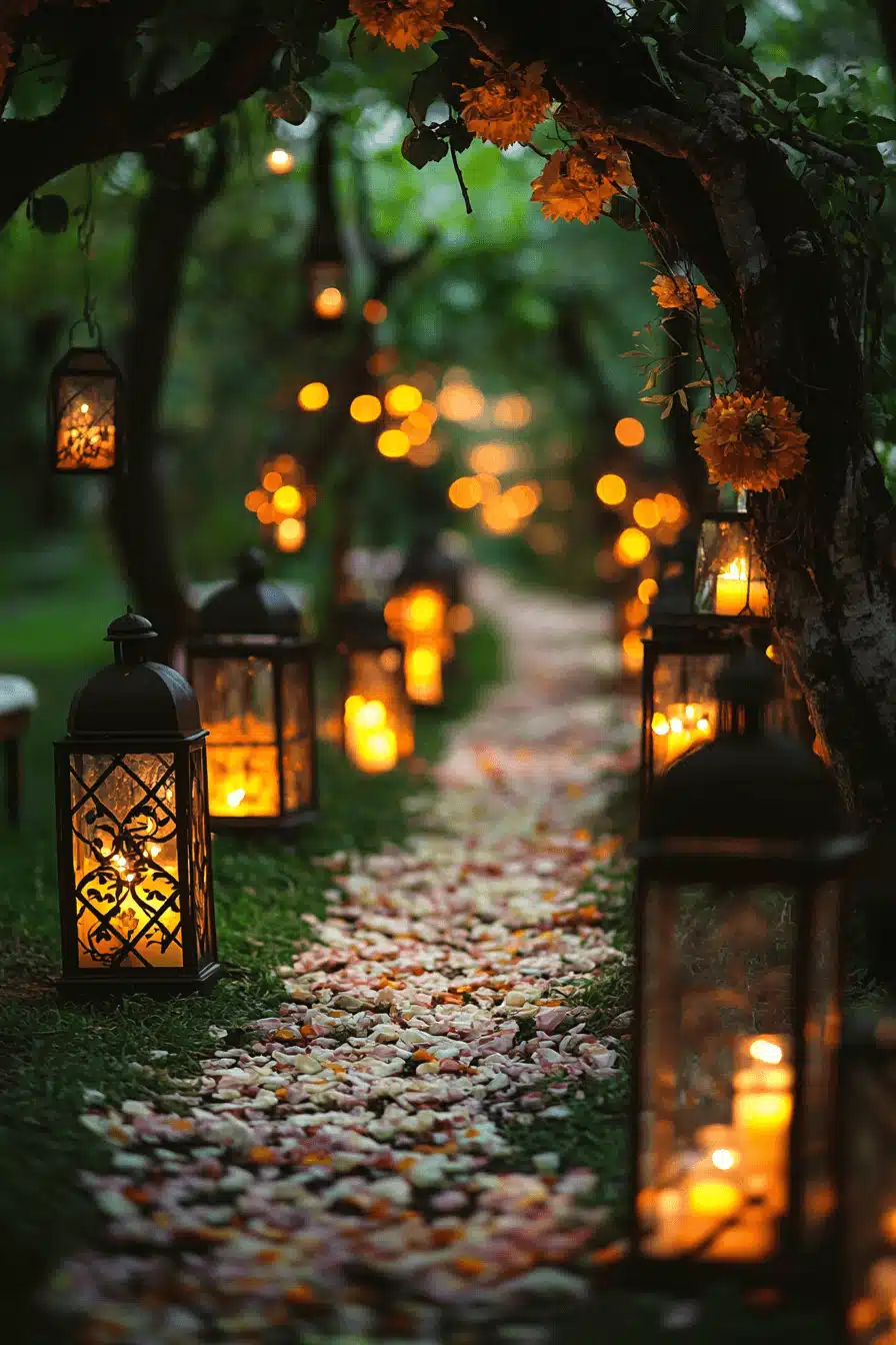 whimsical garden wedding