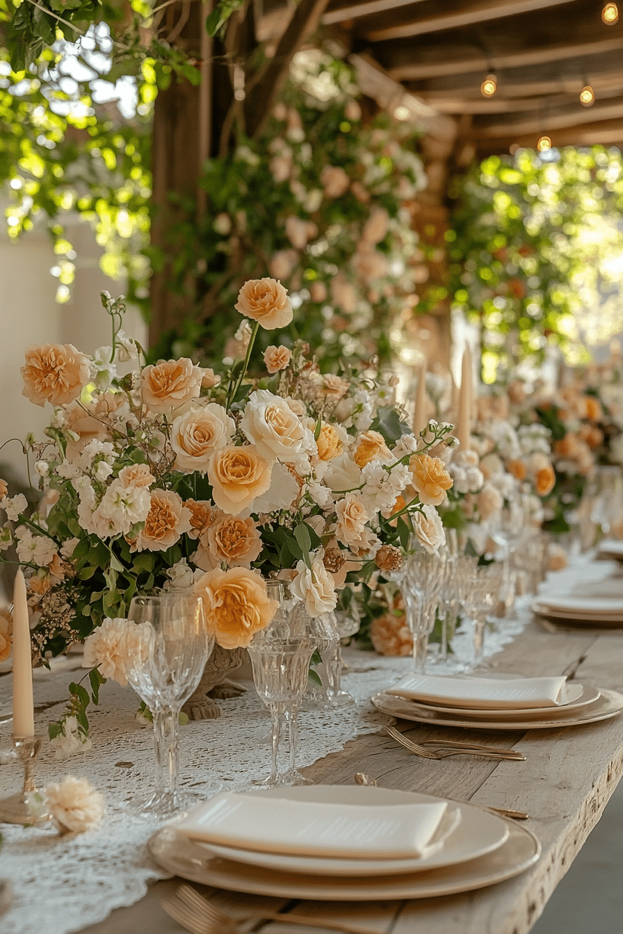 whimsical garden wedding