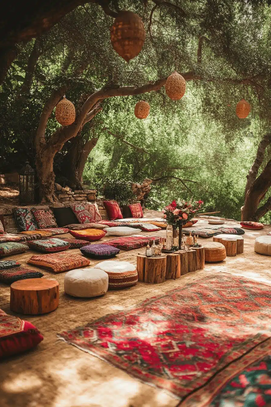 whimsical garden wedding