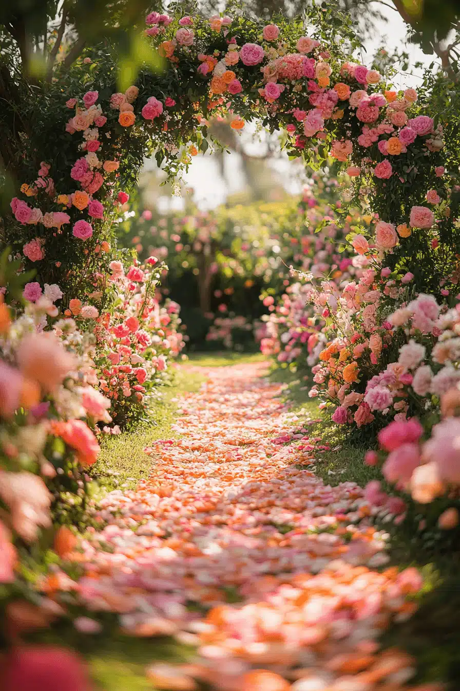 whimsical garden wedding