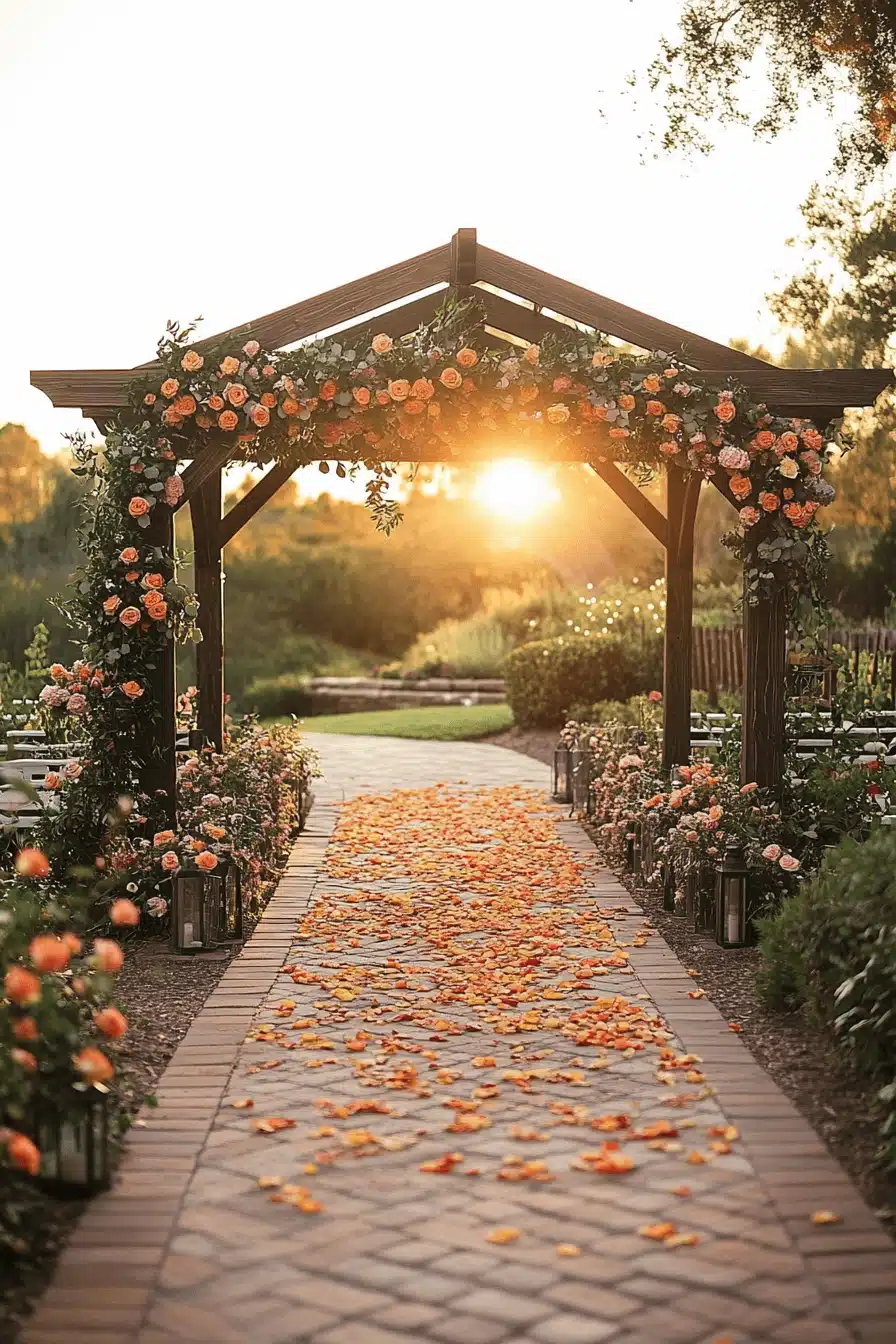 whimsical garden wedding