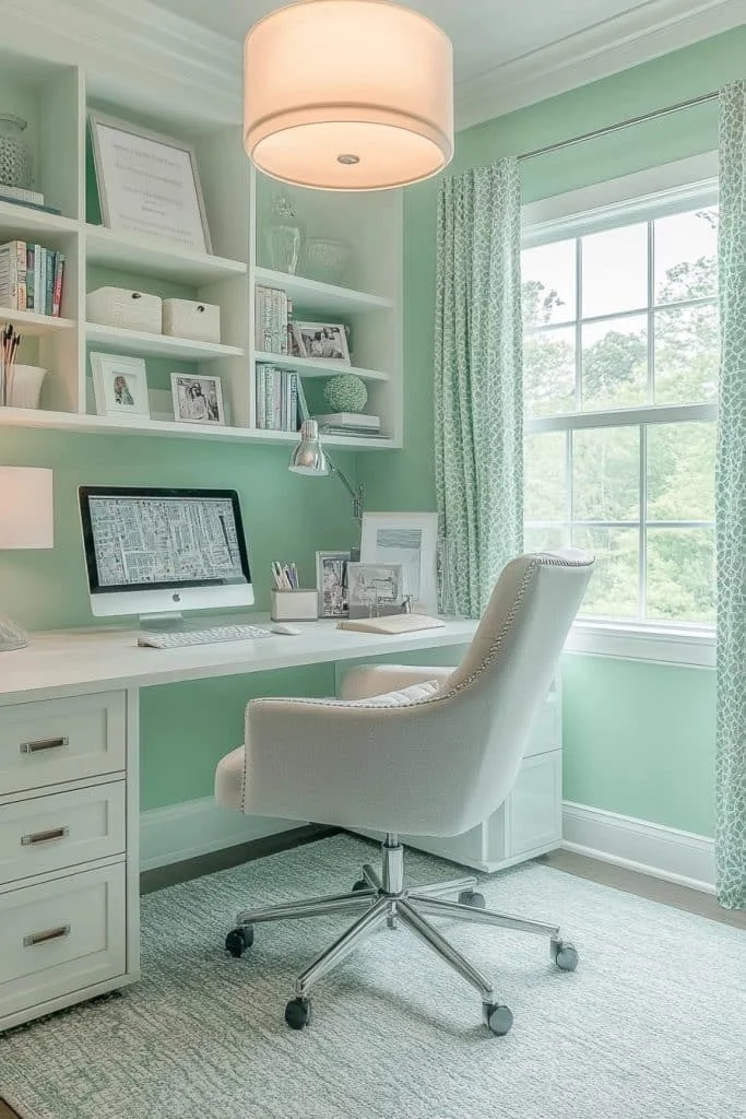 Refreshing Mint Green Study