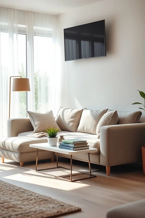 cozy reading nook setup