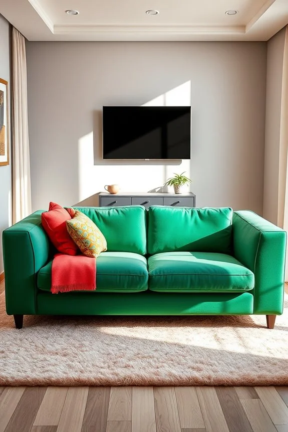 vibrant accents for comfort