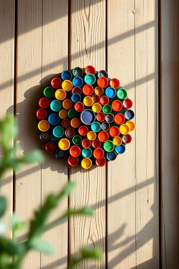 transform bottle caps creatively